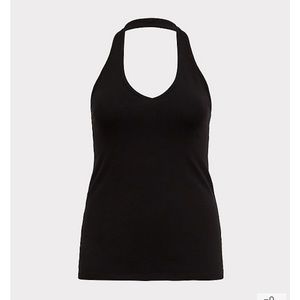 NWT: Torrid Black Foxy Halter Top ~ Size 1